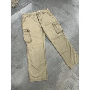 Carhartt Men's Relaxed Fit Work Pants, Size 40x34, Khaki Beige, Carpenter